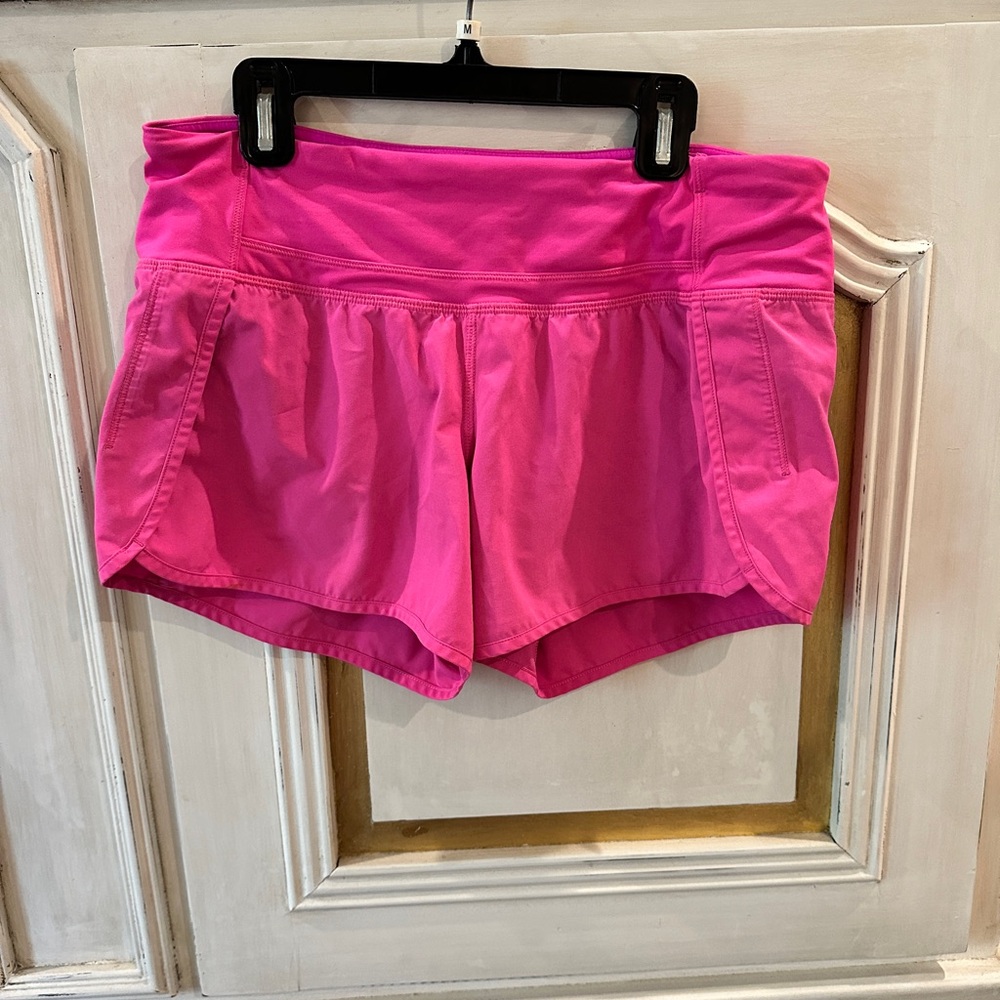 Lululemon Women's Pink Speed up Athletic Shorts